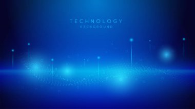 İleri teknoloji dijital teknoloji fütüristik devre dijital. Soyut gelecek tasarımı. Yapay zeka. Modern fütürist tasarım. Soyut teknoloji vektör resimleme arkaplanı.