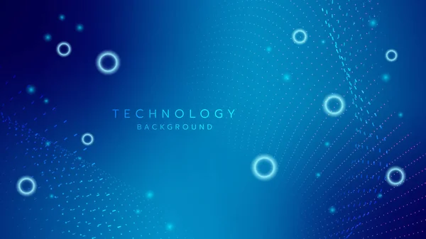 ハイテクデジタル技術の未来的な回路デジタル 未来的なデザイン 人工知能だ 現代の未来的なデザイン アブストラクト技術ベクトルイラスト背景 — ストックベクタ