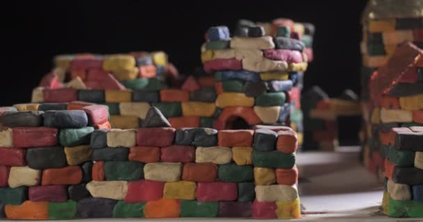 Die Spielzeug-Festung — Stockvideo