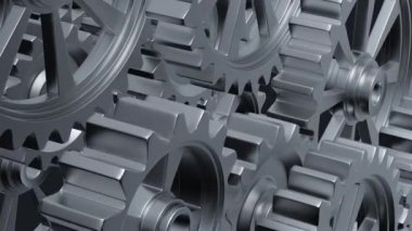 Bir sürü vites dönüyor.