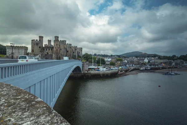 Conwy Castle Wales View Town Conwy — Stock Photo, Image