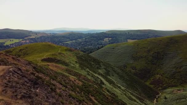 Shropshire Hills Long Mynd Inglaterra Verano 2021 Reino Unido — Vídeos de Stock