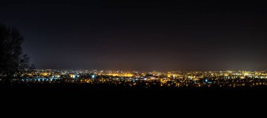 Birmigham 'ın kış boyunca gece görüşü