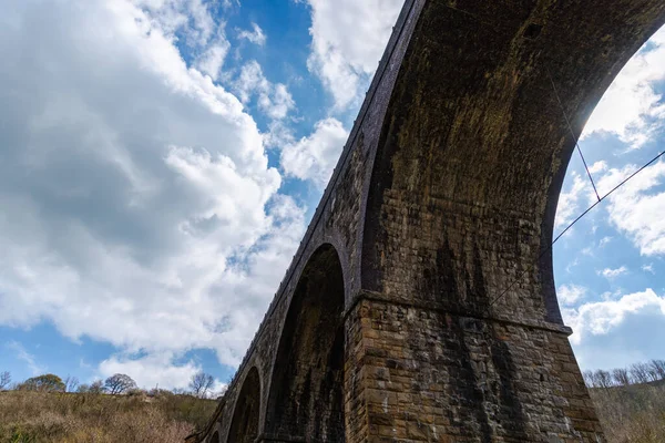 Victorian Midland Railway Headstone Viaduct Now Part Monsal Trail Cycleway — Stock Photo, Image