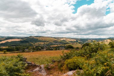 İngiltere 'de Ulusal Park Tepesi Bölgesi, Curbar Sınırı 2022.