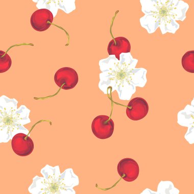 Okyanus dalgaları, midye kabukları ve deniz balıklarıyla deniz sahili illüstrasyonu. 