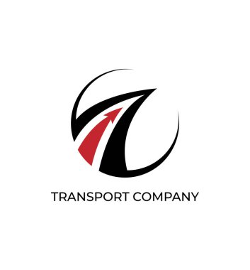 Nakliye şirketi logosu. Nakliye logosu.