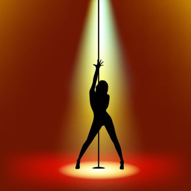 Polonyalı dansçı. Polonyalı dansçı silueti. Trip silueti. Trip dansçısı.
