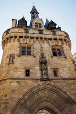 Bordeaux, Fransa 'da Big Bell ön cephede.