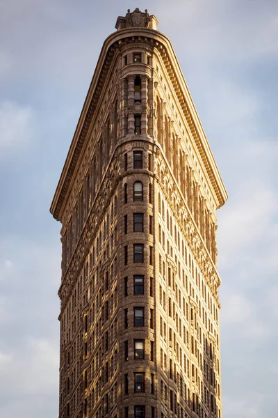 Famoso Flatiron Building Fine Giornata New York Nyc — Foto Stock