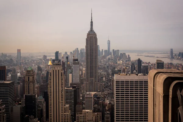 New Yorks Landscape Empire State Building Nyc — 스톡 사진