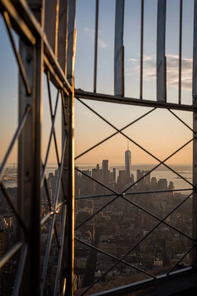 엠파이어 스테이트 꼭대기에서 뉴욕의 Nyc — 스톡 사진