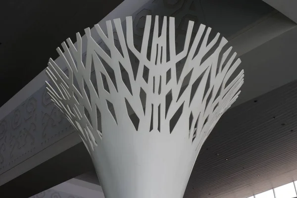 Modern mimarinin soyut arka planı. 3d resimleme.