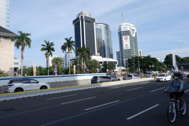 Barselona şehrinin manzarası