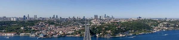 Estambul Turquía Mayo 2010 Estambul Beykoz Fatih Sultan Mehmet Bridge —  Fotos de Stock