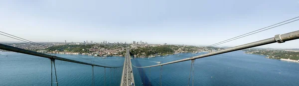 Istanbul Türkei Oktober 2011 Bosporus Brücke Auch Bekannt Als Märtyrerbrücke — Stockfoto