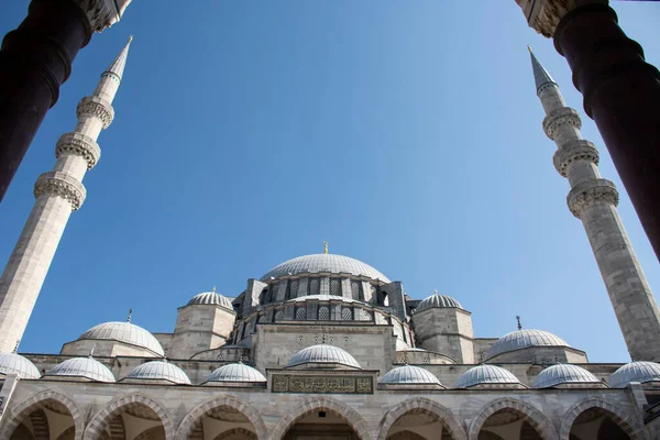 Εξωτερική Άποψη Του Τζαμιού Suleymaniye Καθημερινά Κωνσταντινούπολη Τουρκία — Φωτογραφία Αρχείου