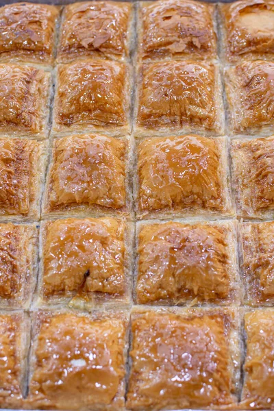 Traditioneel Turks Dessert Baklava Stal Snoep Voor Iftar — Stockfoto