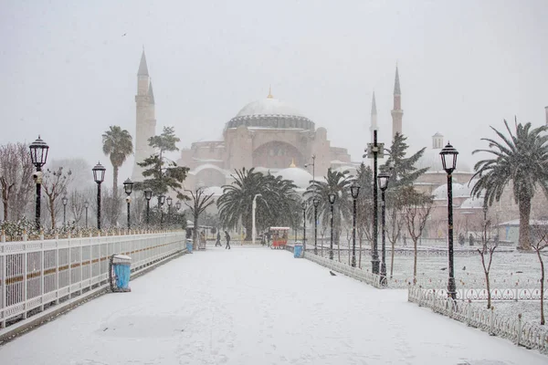 Magnifik Utsikt Över Hagia Sophia Museum Alias Ayasofya Camii Efter — Stockfoto