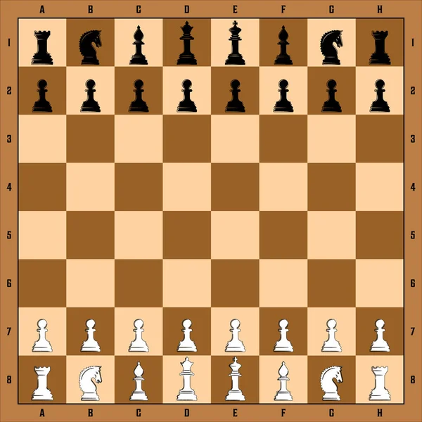 Chess Board Piece Vector Illustration Template Icons Graphic Design Flat — Stockvektor
