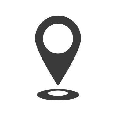 Beyaz arkaplanda izole edilmiş işaret simgesi. Vektör illüstrasyonu.