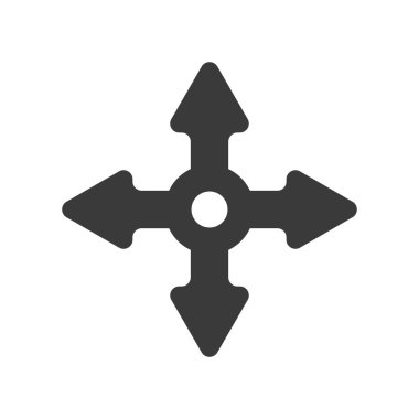 Beyaz arkaplanda izole edilmiş işaret simgesi. Vektör illüstrasyonu.