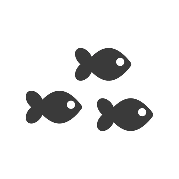 Spawning Glyph Icon Isolated White Background Vector Illustration — Image vectorielle