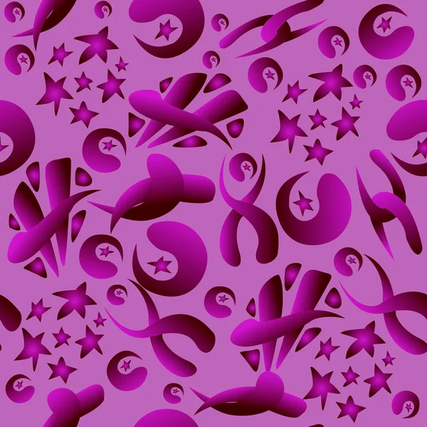 Nahtlose Abstrakte Muster Violetten Tönen Für Drucke Auf Stoffen Verpackungen — Stockvektor