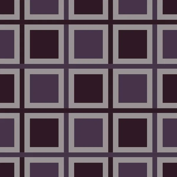 服装和古典风格室内装饰用深紫色色调的无缝正方形图案 — 图库矢量图片