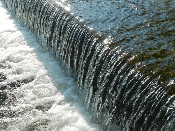 Photo River Flowing Beautiful Park Spring Summer Perfect Wallpaper — Stock Fotó