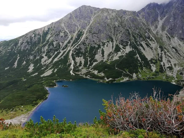 Beautiful Lake National Park Tatry Mountains Spring Summer — Stockfoto