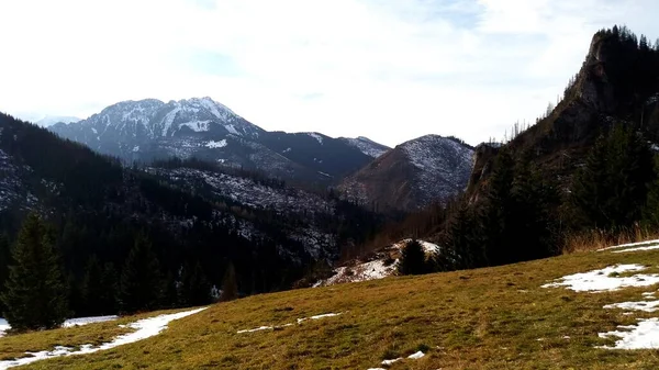 Beautiful Mountain Landscape Winter Tatra National Park Beautiful View — Zdjęcie stockowe