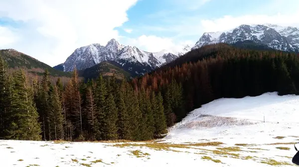 Beautiful Mountain Landscape Winter Tatra National Park Beautiful View — Zdjęcie stockowe
