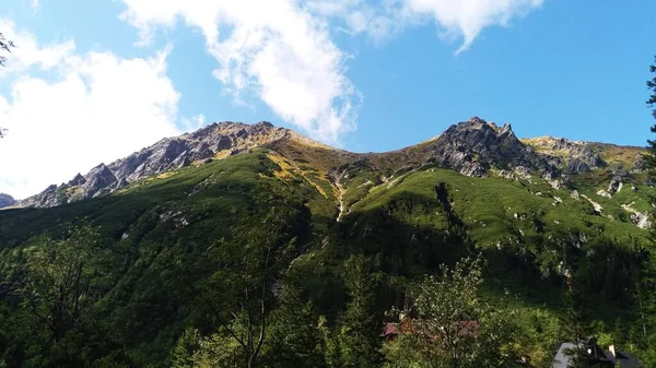 Beautiful Mountain Landscape Trail Leading Tatra National Park — стоковое фото