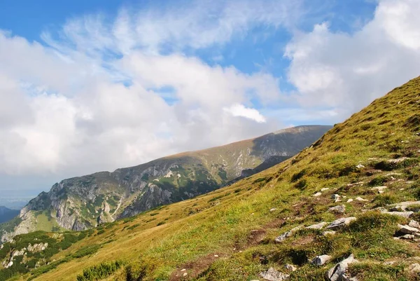 Beautiful Mountain Landscape Trail Leading Tatra National Park — Stock Fotó