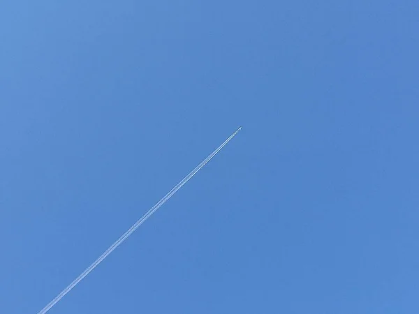 Blue Sky Sunny Day Summer Holiday Time Fresh Air — Stock fotografie
