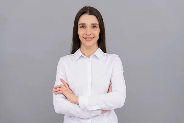 Successo commerciale. donna di successo in abiti da lavoro. dirigente esecutivo — Foto Stock