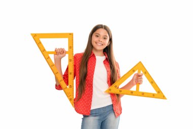 Boyutunu ölçün. Trigonometri kırtasiyesi. Ölçme ve ölçme. çocuk eğitimi.