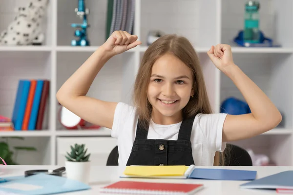 Happy Child Classroom School Break — Photo