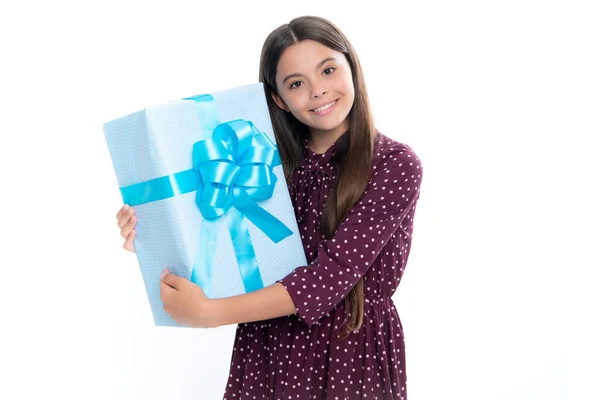 Teenager Child Gift Box Present Holidays Happy Birthday Valentines Day — ストック写真