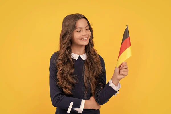 Παιδιά Ταξιδεύουν Και Σπουδάζουν Στο Εξωτερικό Γερμανικές Διακοπές Εκπαίδευση Ξένο — Φωτογραφία Αρχείου