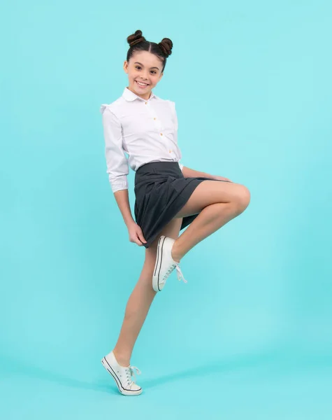 Happy teenager, positive and smiling emotions of teen girl.