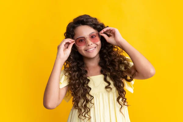Happy Teenager Positive Smiling Emotions Teen Girl Pretty Teenage Girl — Stockfoto