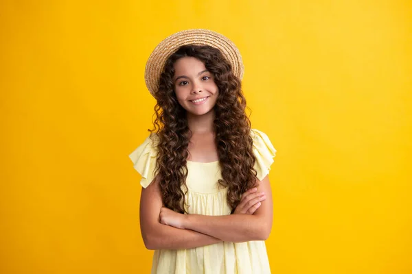 Happy Teenager Positive Smiling Emotions Teen Girl Portrait Caucasian Teen — Fotografia de Stock