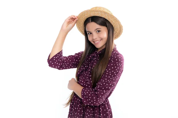 Retrato Una Adolescente Feliz Sonriente Linda Chica Adolescente Joven Contra —  Fotos de Stock