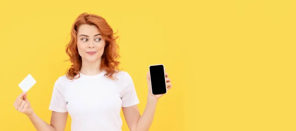 Retrato Cara Aislada Mujer Pancarta Con Espacio Copia Simulada Mujer —  Fotos de Stock