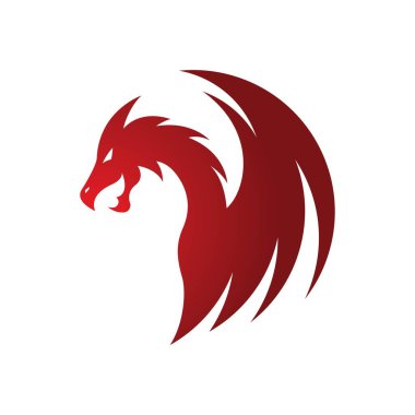 Dragon logo resimleri çizimi tasarımı