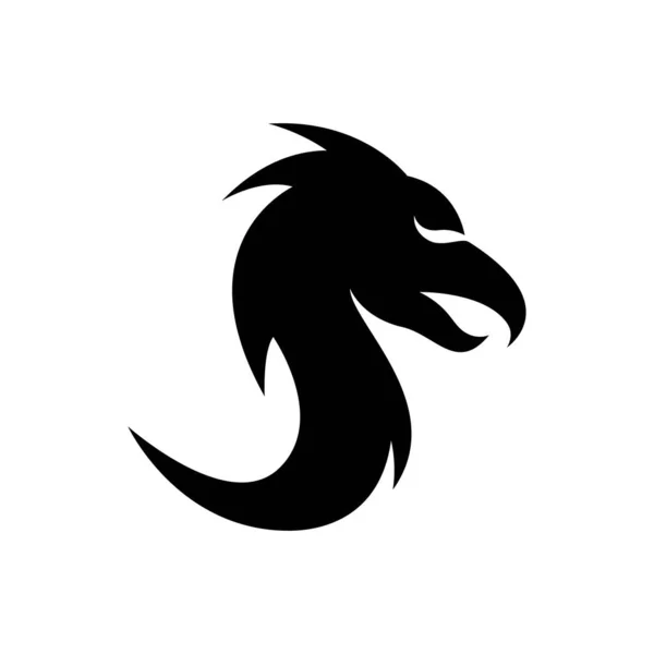 Drago Logo Immagini Illustrazione Design — Vettoriale Stock