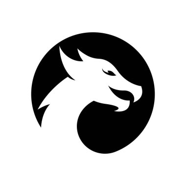 Dragon logo resimleri çizimi tasarımı