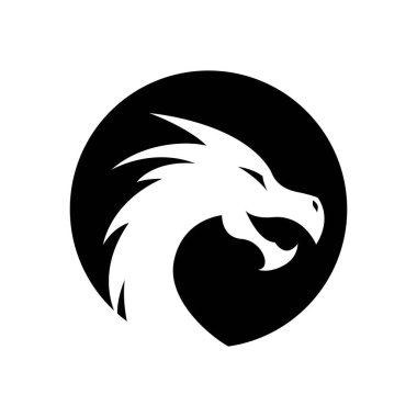 Dragon logo resimleri çizimi tasarımı